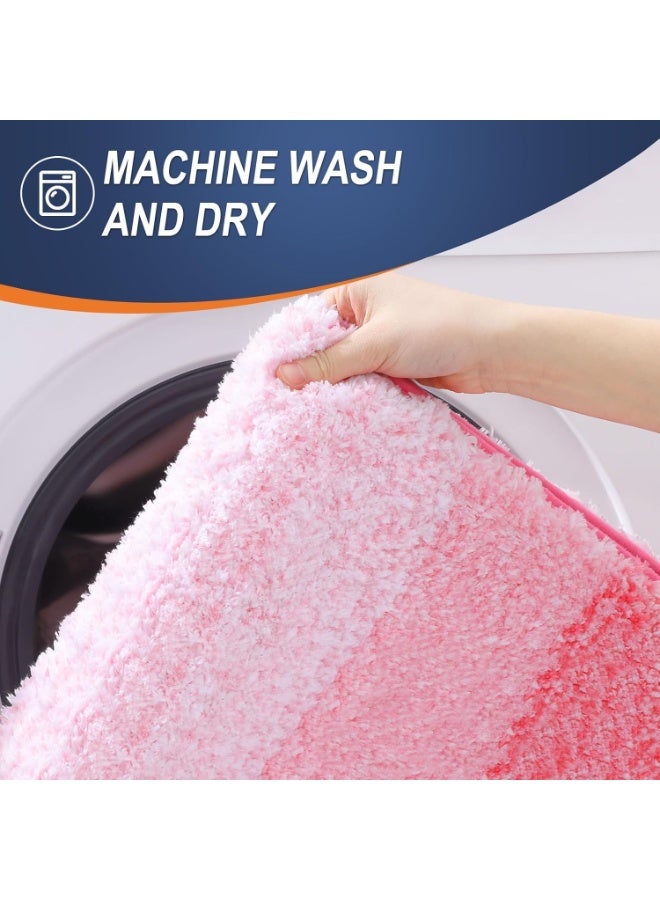 TYCOM Bathroom Rugs Bath Mat 51x76cm Non Slip Fluffy Soft Plush Microfiber Shower Carpet Rug Machine Washable Quick Dry Ultra Bath Mats for Tub Bathroom and Shower. - Image 5