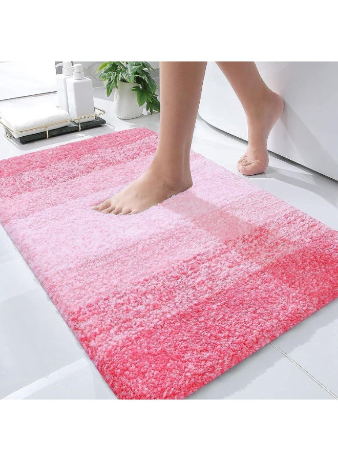 TYCOM Bathroom Rugs Bath Mat 51x76cm Non Slip Fluffy Soft Plush Microfiber Shower Carpet Rug Machine Washable Quick Dry Ultra Bath Mats for Tub Bathroom and Shower. - Image 2