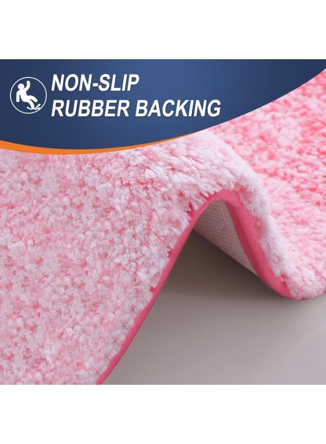 TYCOM Bathroom Rugs Bath Mat 51x76cm Non Slip Fluffy Soft Plush Microfiber Shower Carpet Rug Machine Washable Quick Dry Ultra Bath Mats for Tub Bathroom and Shower. - Image 1