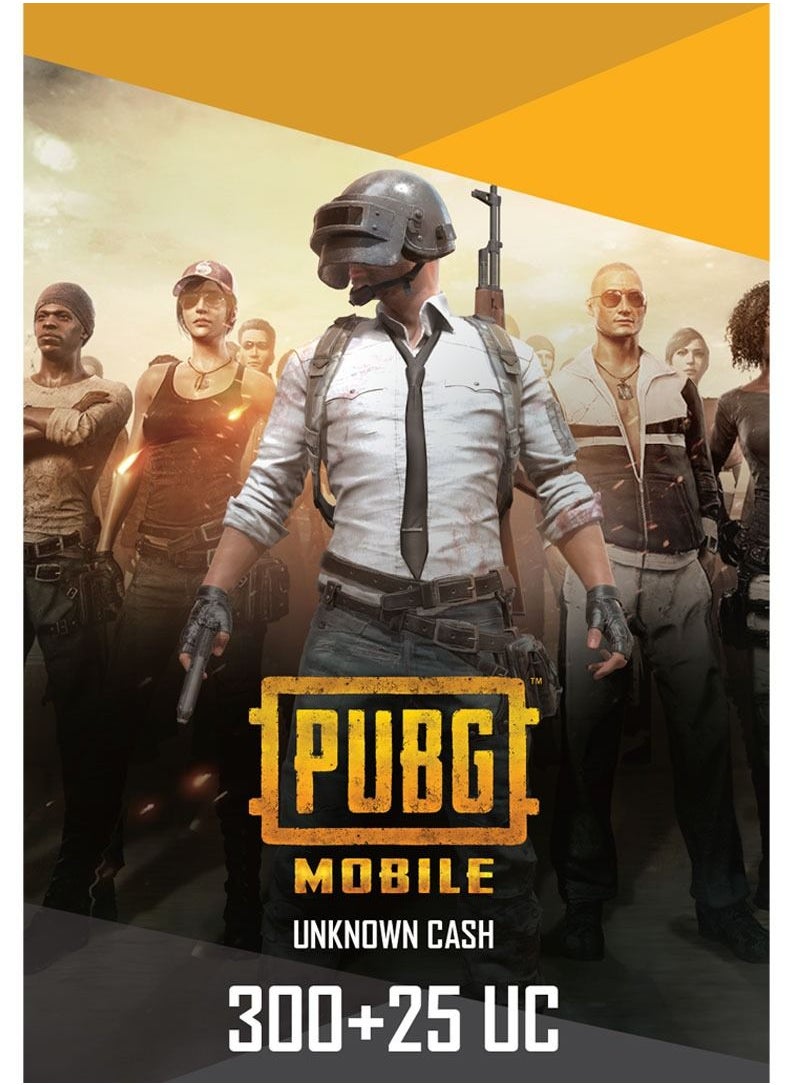 Generic - PUBG Mobile 300 with 25 UC Digital Code (Delivery via SMS/WhatsApp) - Image 1