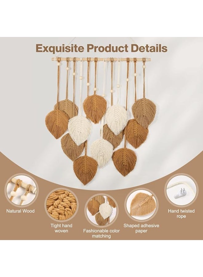 انتيكيانو مكرمية جدارية – ديكور يدوي من القطن – المقاس ‎50×70‎ سم - Image 2