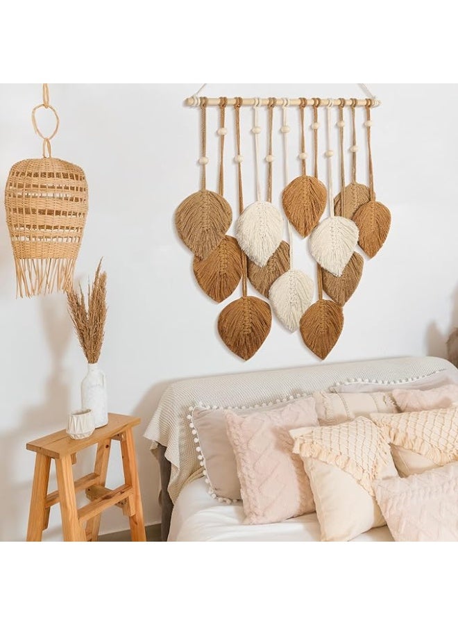 انتيكيانو مكرمية جدارية – ديكور يدوي من القطن – المقاس ‎50×70‎ سم - Image 4