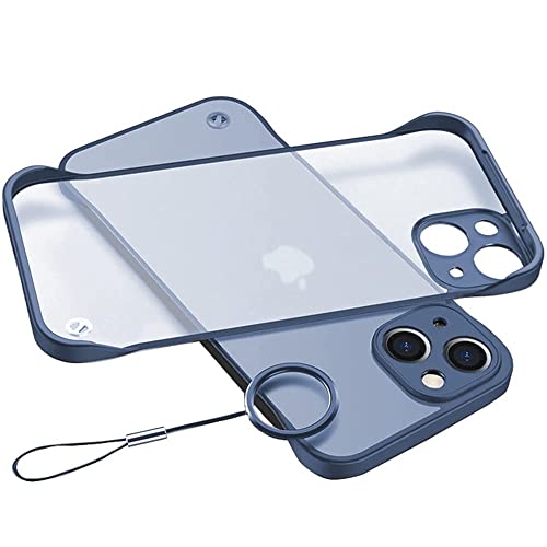 REALCASE Designed for iPhone 14 Plus Back Cover Case | Stylish Frameless Matte Hard Skin | Shock Proof TPU Bumper Back Cover Case for iPhone 14 Plus 6.7 Inch (Blue) - Image 1