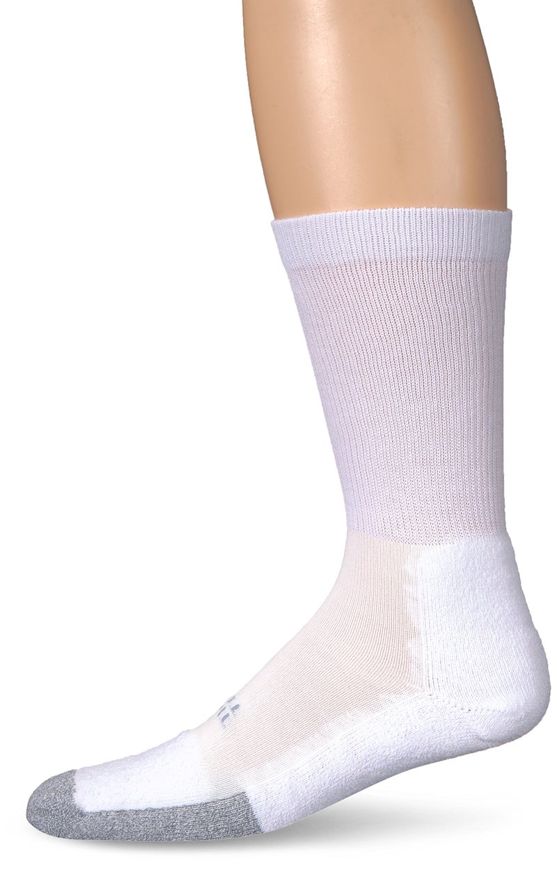 Thorlos Mens T1cxu Thin Cushion Crew Tennis-socks, White, Small US - Image 5