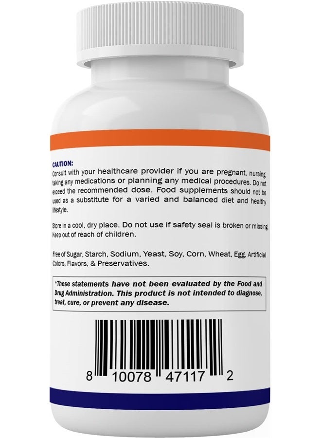 Vitamatic L-Threonine 500 mg 120 Vegetable Capsules - Promotes Healthy Liver, Cardiovascular & Structural Function - Image 3