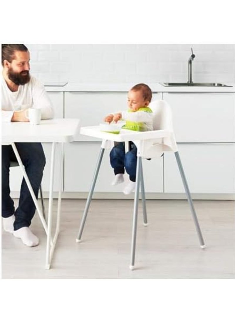 Children's High Chair with Tray – 94 cm Toddler Feeding Chair | Adjustable Baby Nutrition Seat for Infants 6 Months to 3 Years | Highchair with Table Tray for Mealtime - Image 4