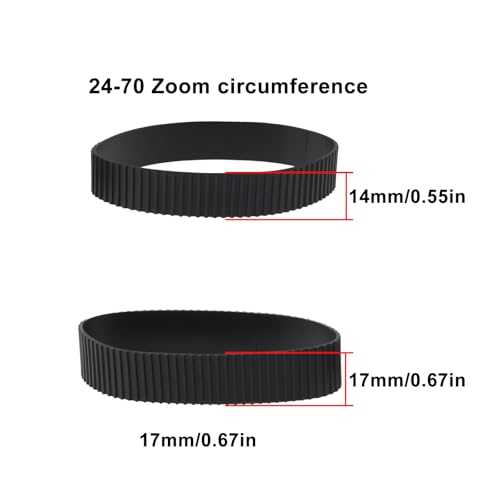 LT Easiyl 1 Set Camera Lens Zoom and Focusing Rubber Rings Compatible with Sigma 24-70mm F/2.8 DG DN Art - Image 4