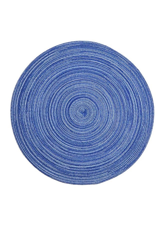 WinCheer Round Braided Placemats Set of 4, Woven Heat Resistant Washable Kitchen Table Mats with 4 Coasters for Dining Home Wedding Outdoor Party - Image 4