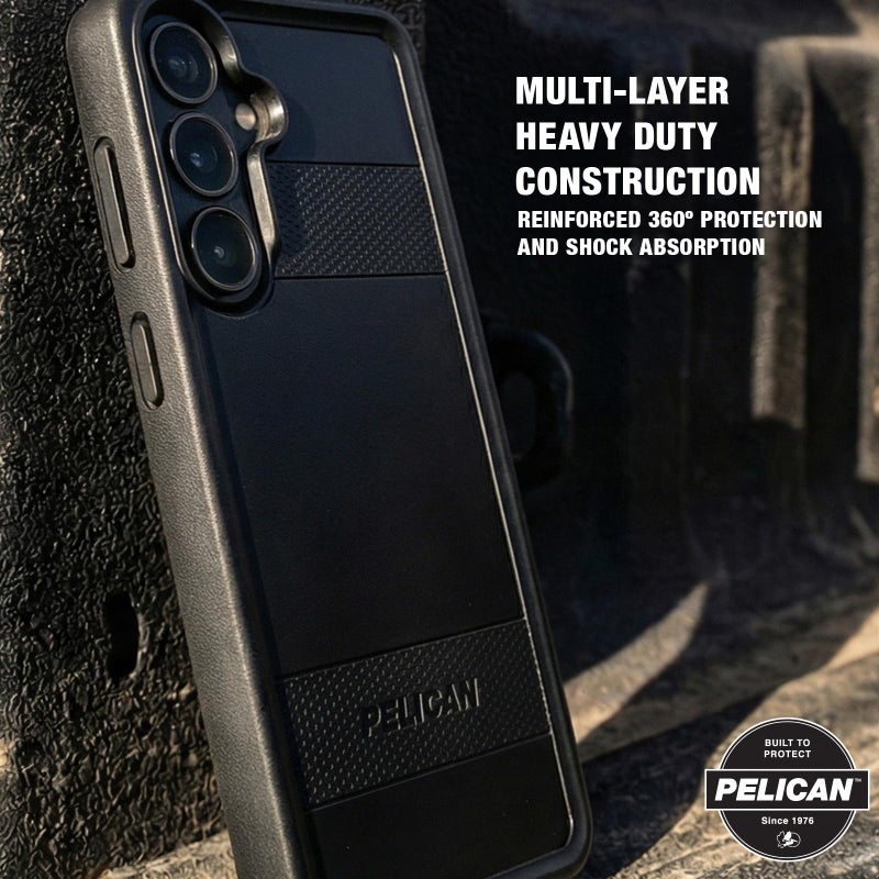 Pelican Protector Samsung Galaxy S26 Plus Case [Magnetic and Wireless Charging] Rugged Phone Cover with 16ft Military-Grade Drop Protection - Heavy Duty Case for Samsung Galaxy S26 Plus 6.7" - Black - Image 5