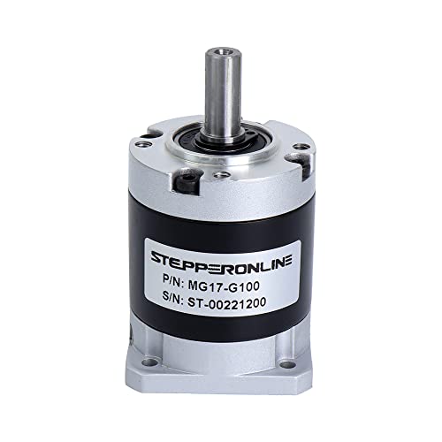 STEPPERONLINE Planetary Gearbox Gear Ratio 100:1 Backlash 50 arc-min for 9.5mm Short Shaft Nema 17 Stepper Motor - Image 3