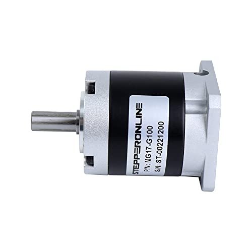 STEPPERONLINE Planetary Gearbox Gear Ratio 100:1 Backlash 50 arc-min for 9.5mm Short Shaft Nema 17 Stepper Motor - Image 2