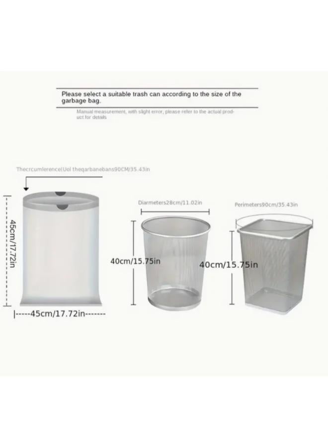 10 قطع من أكياس القمامة القابلة للتحلل البيولوجي برباط - Image 3