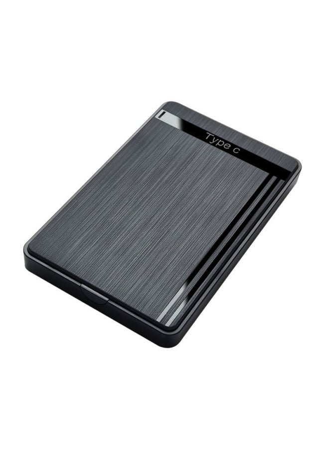 Type-C Interface To 2.5 SATA Serial Port SSD Solid State Machine USB3.0 Portable Slide Mobile Hard Disk Box-Color:Black - Image 2