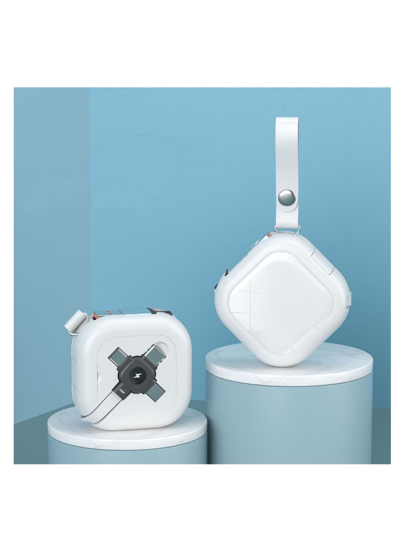 KASTWAVE 3 in 1 Retractable Charging Cable, Multi Fast Charger Cable for IP, Type C, Micro USB Port Connectors, Cellphone, Tablets Devices, 100cm - Image 5