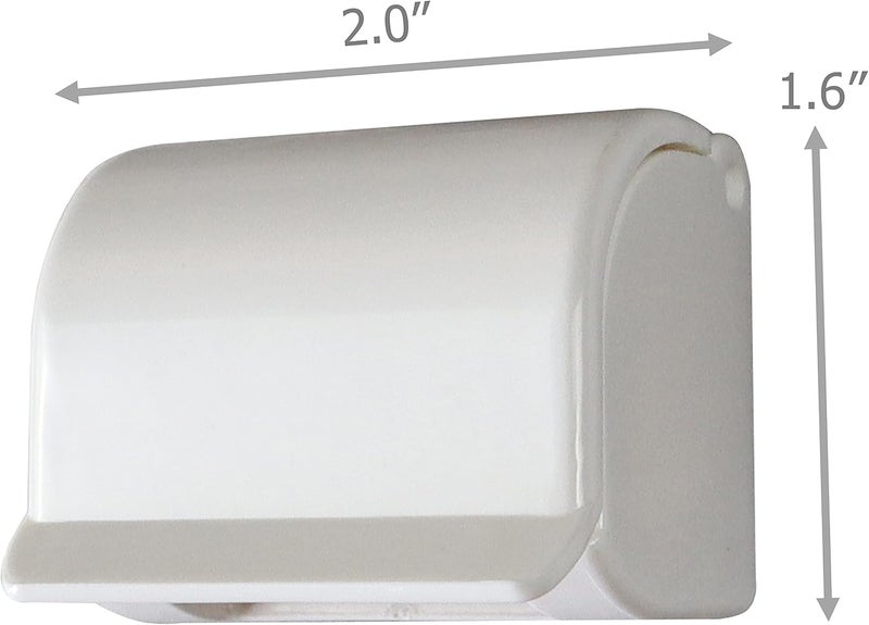EIKS 2 Pack Razor Holders Shaver Hangers Wall Mount Self Adhesive for Bathroom Shower Tabletop - Image 2