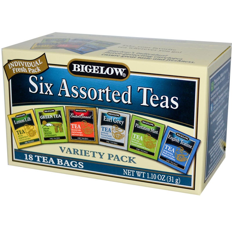 Bigelow Tea Six Assorted Tea Variety Pack 18 Bag(S) - Image 1