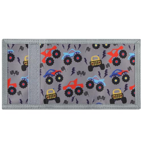 Lamiza Monster Truck Kids RFID Wallet - Magic Sticker, Coin Pocket, Ages 4-12 - Image 4