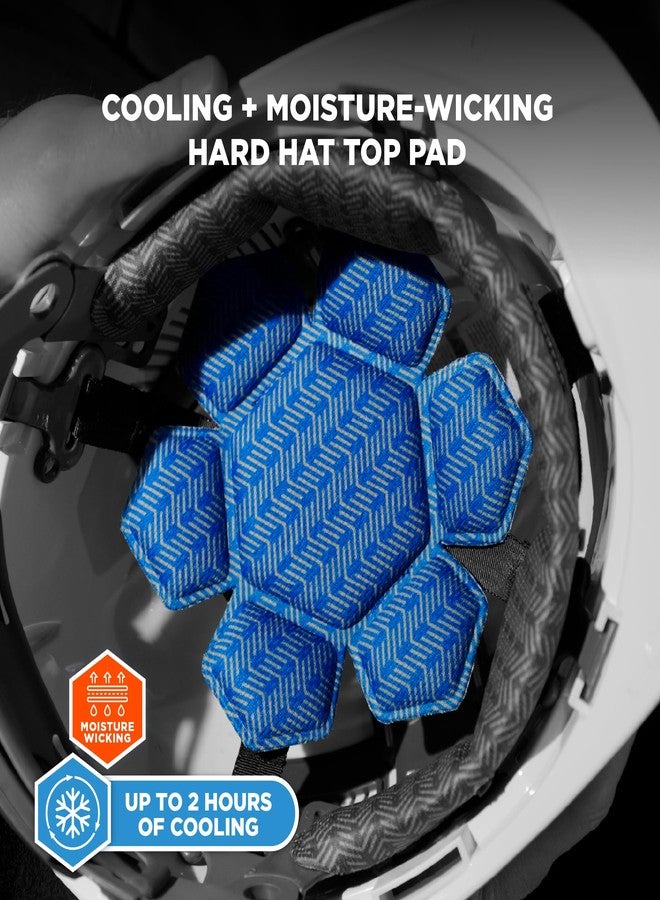 Ergodyne Chill-Its 6612 Moisture Wicking Hard Hat Top Pad, Padded Cooling Microfiber, Fits Most Suspension Systems (3-Pack) - Image 2