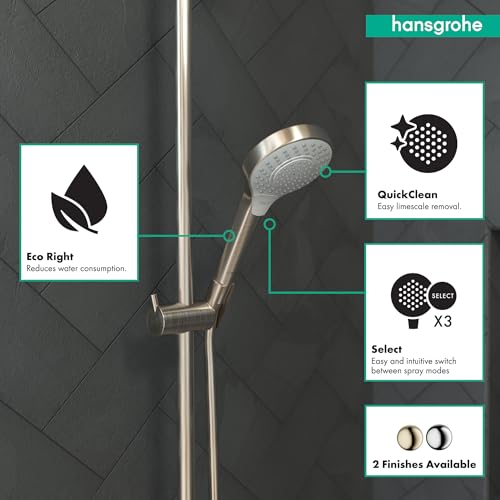 hansgrohe Select S Handshower 110 3-Jet, 1.75 GPM - Image 3