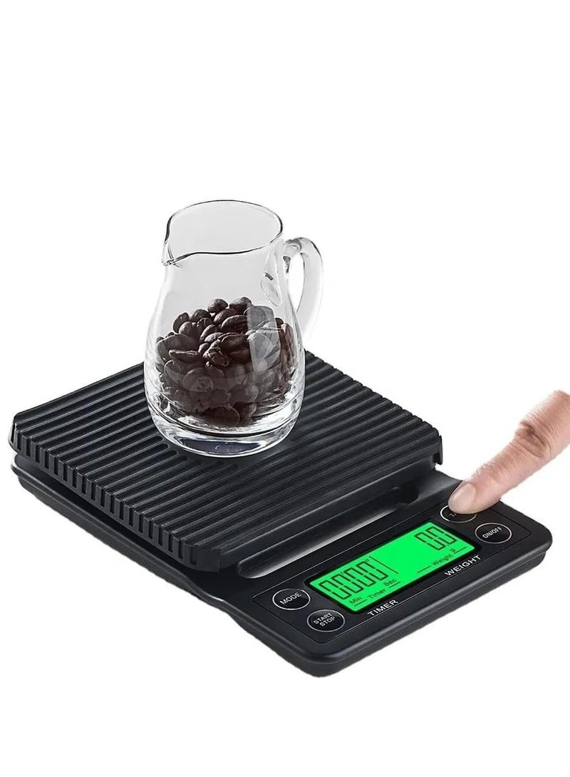 بريمو بلس مجموعة ماكينة تحضير القهوة ، 12 قطع من ملحقات القهوة مع حقيبة حمل محمولة، مجموعة قهوة باريستا بالتنقيط لحقيبة ادوات القهوة المختصة v60، زجاج - Image 3