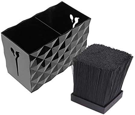 irtree Salon Shears Rack for Hair Stylist Scissors Container for Pet Grooming Hair Cutting Organizer Storage Box Salon Shear Holder Combs Clips Brushes Hairdressing Combs Organizer Black - Image 3
