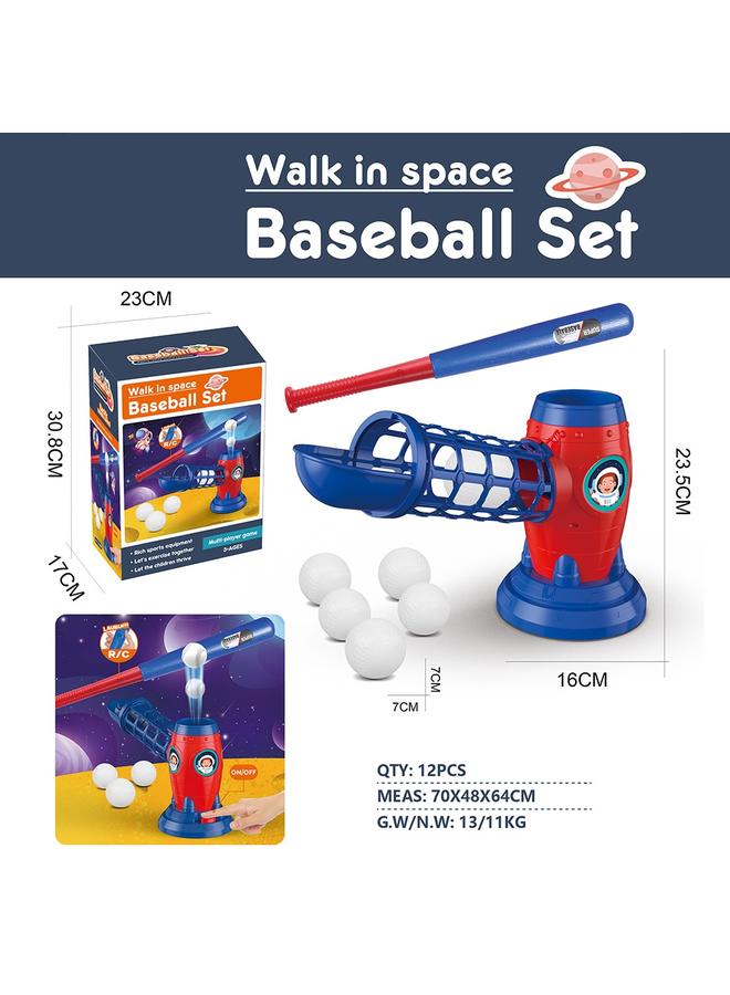 الأزرق جي دبليو لعبة البيسبول الكهربائية آلة الإنطلاق الرياضية للأطفال لعبة تدريب البيسبول الرياضية التي تبلغ من العمر 6 سنوات - Image 4