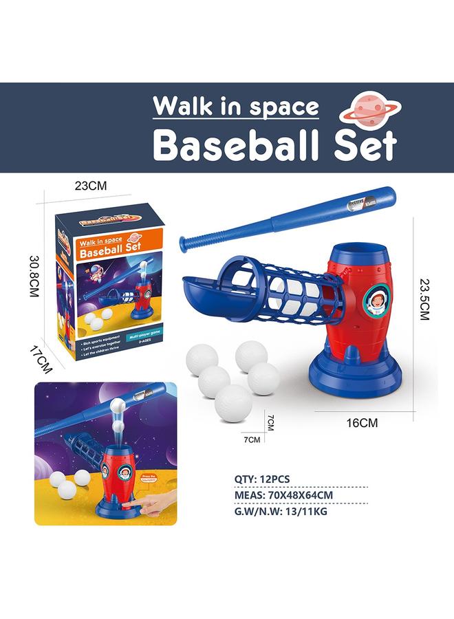 الأزرق جي دبليو لعبة البيسبول الكهربائية آلة الإنطلاق الرياضية للأطفال لعبة تدريب البيسبول الرياضية التي تبلغ من العمر 6 سنوات - Image 3