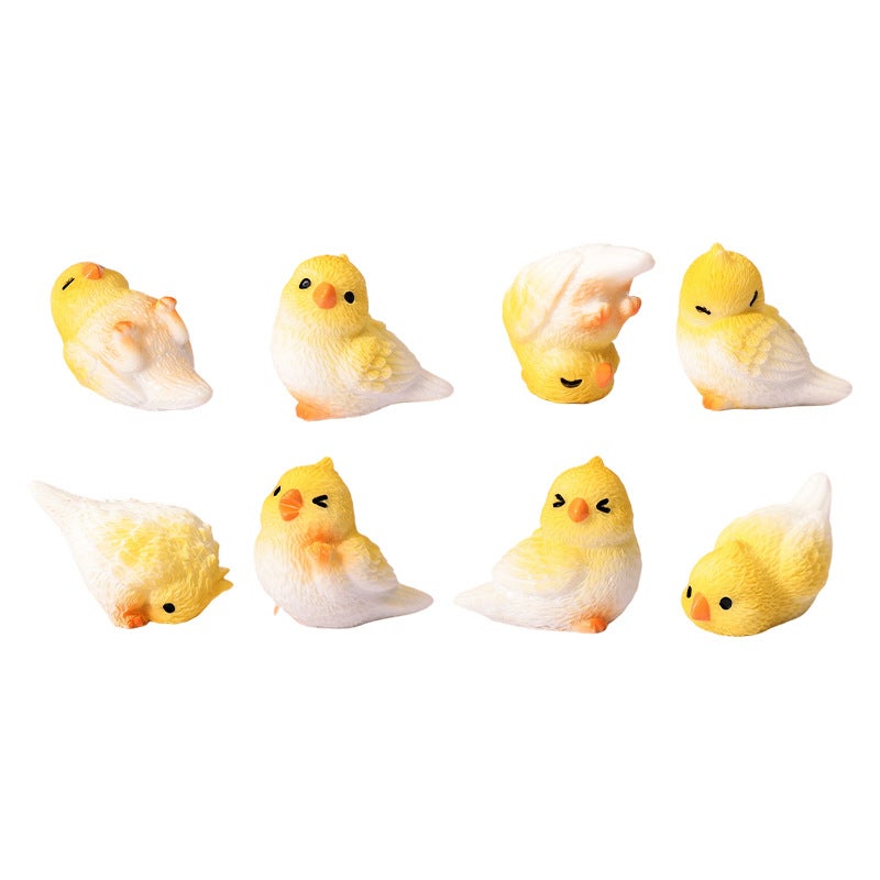 Mini Resin Parrot Figurine DIY Decoration Desktop Ornament - Image 5