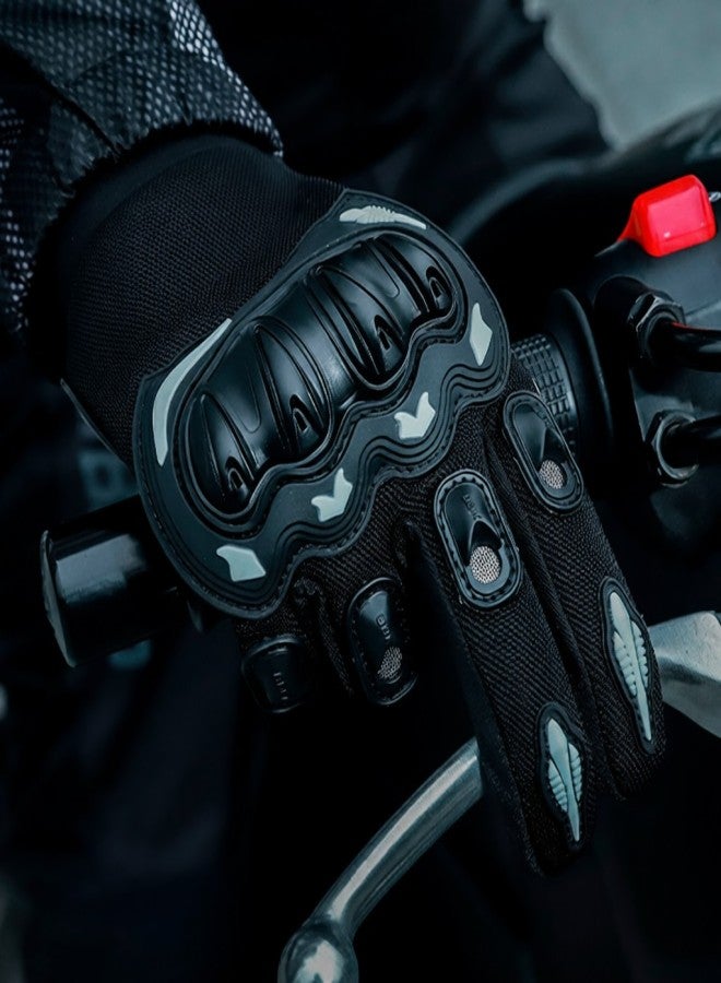 BSDDP Motorcycle Riding Gloves Rider Anti-slip Anti-drop Four-season Universal Outdoor Breathable Touch Screen Gloves - Image 4