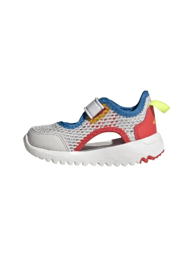 adidas صنادل صيفية مرنة للأطفال للجنسين