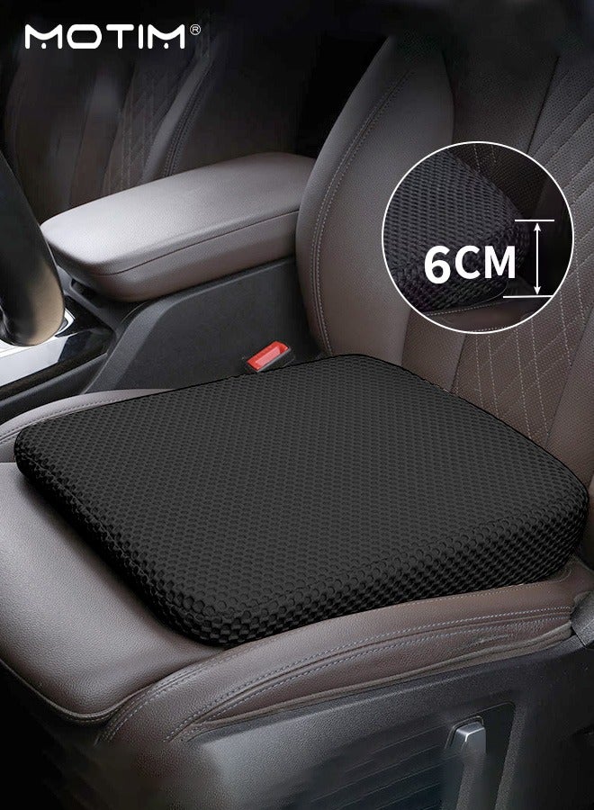 Motim Car Weadge Seat Cushion, Portable Car Seat Cushions for Driving, Effectively Increase The Field of View By 6cm, Sciatica & Hip & Coccyx Pain Relief Desk Chair Cushion, for Car Office Home - Image 1