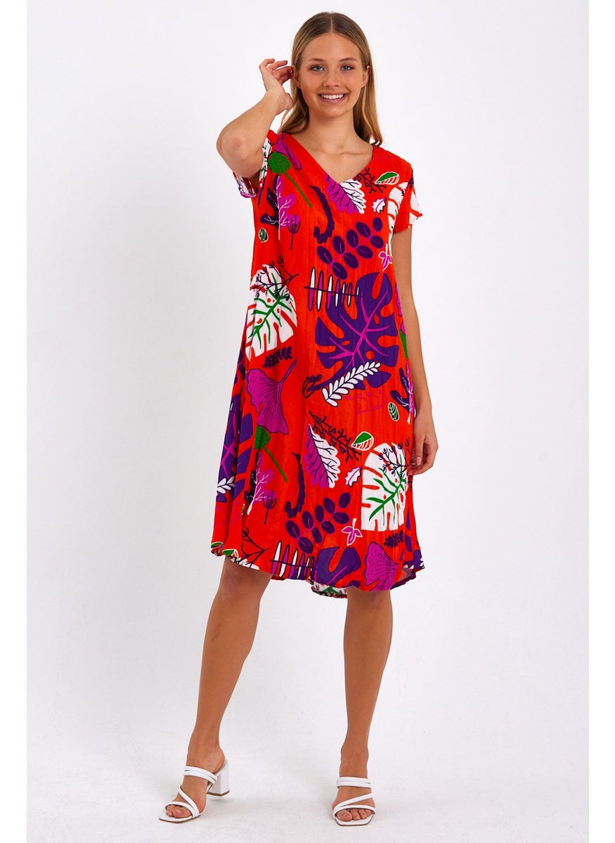 Rodi Women's Patterned Dress DS23YB0011T5  - Image 4