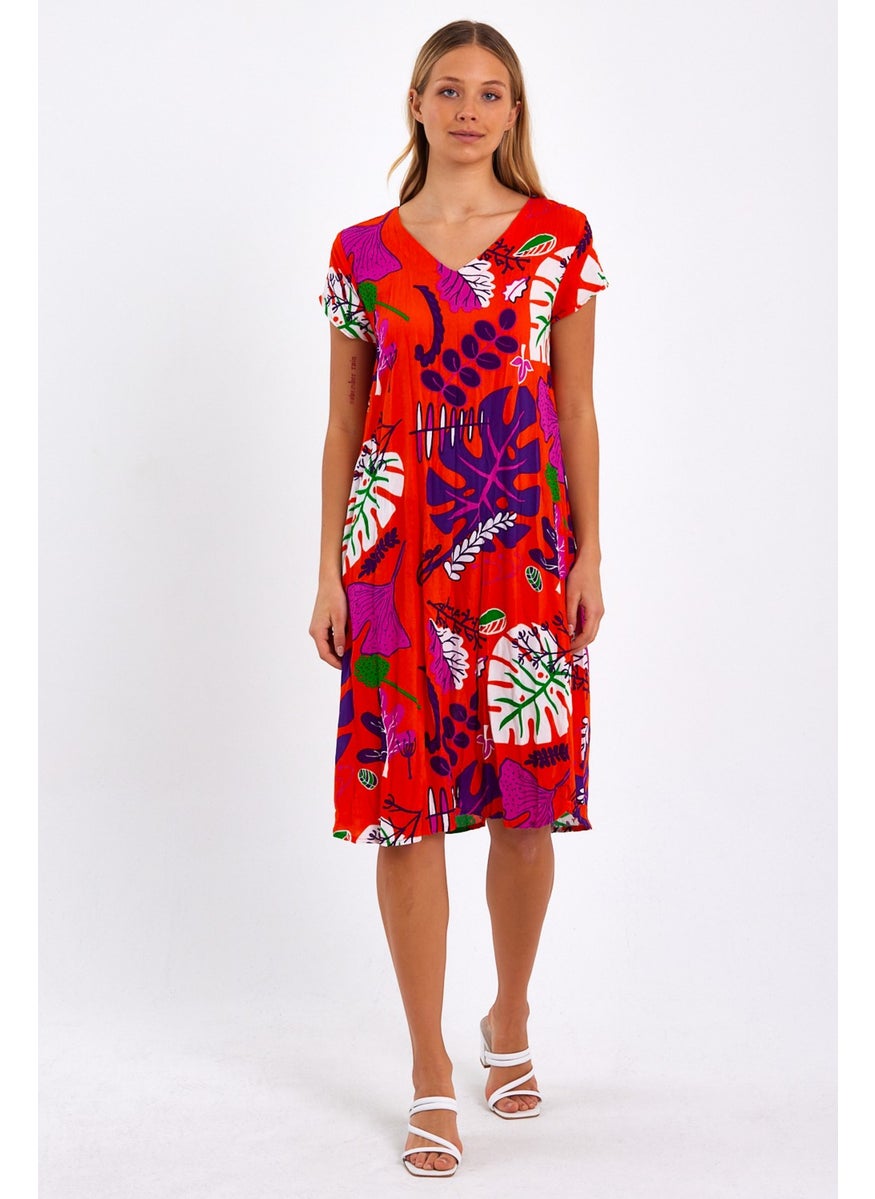 Rodi Women's Patterned Dress DS23YB0011T5  - Image 3