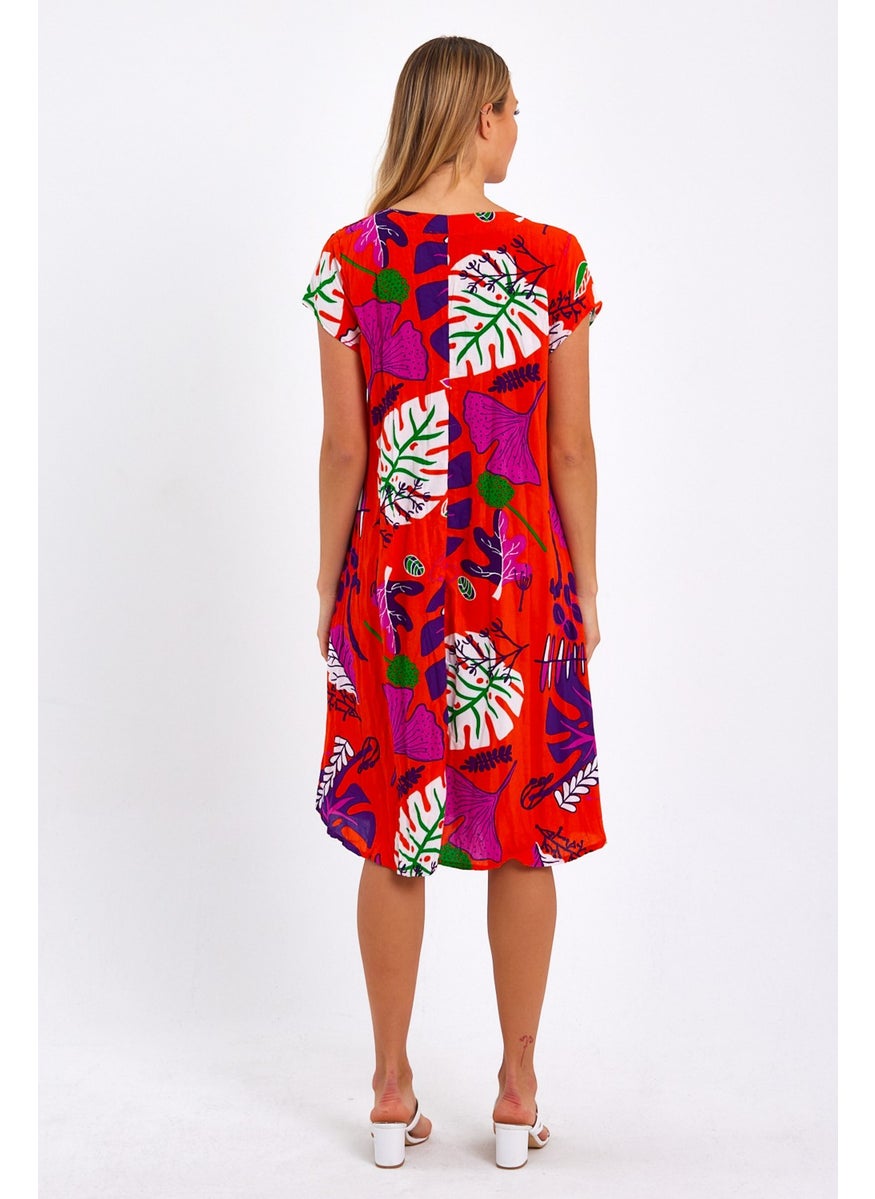Rodi Women's Patterned Dress DS23YB0011T5  - Image 5