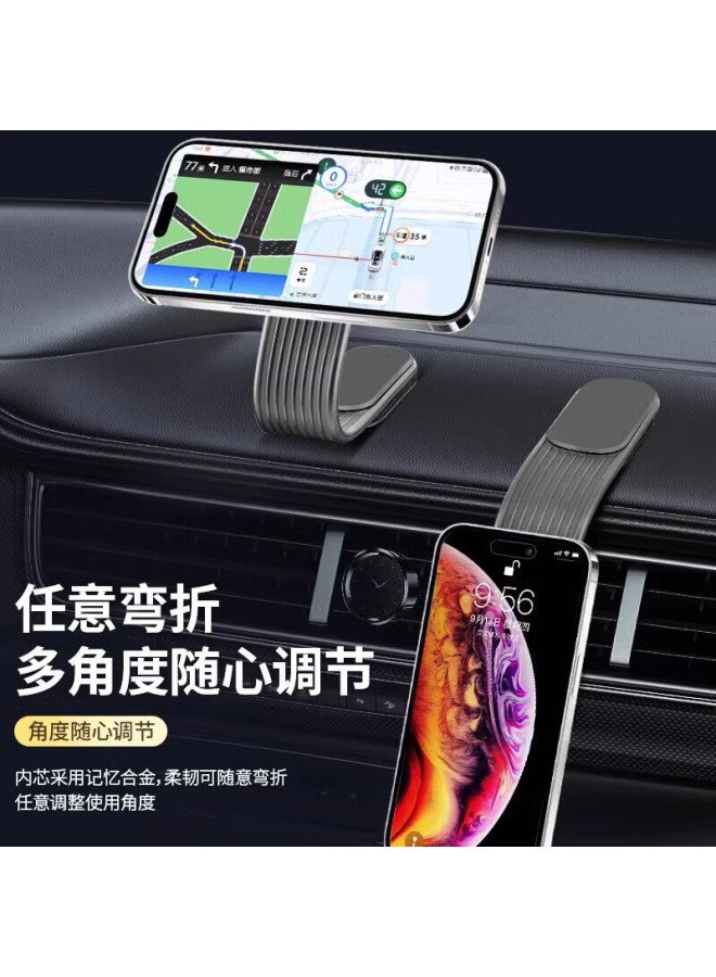 Kylie Car Mount Dashboard Center Console Flexible Memory Bracket Double-Sided Magnetic Suction Bracket Rotating Style - Image 1