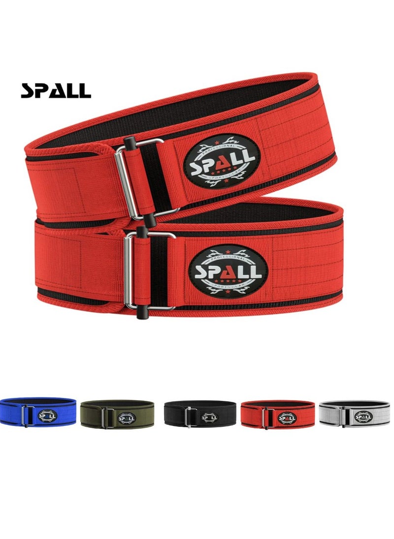 Spall Weight Lifting Belt, Self-Locking Adjustable Gym Belt, Powerlifting & Strength Training Lumbar Support, Durable Nylon Belt for Men & Women Fitness Workouts  - Image 1