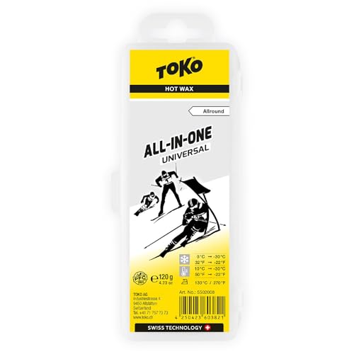TOKO All in One Snowboard and Ski Wax 120g Universal Hot Wax - Image 1