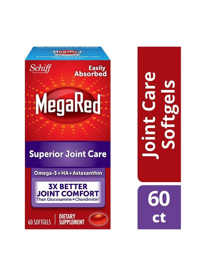 شيف مكمل غذائي ميجاريد للعناية بالمفاصل بزيت الكريل أوميجا 3 بتركيز 353 ملغ، مع أحماض EPA/DHA الدهنية، ومضادات الأكسدة، وحمض الهيالورونيك، ولا يترك أي مذاق كريه للتجشؤ كما هو الحال مع زيت السمك، 60 كبسولة هلامية. - Image 2