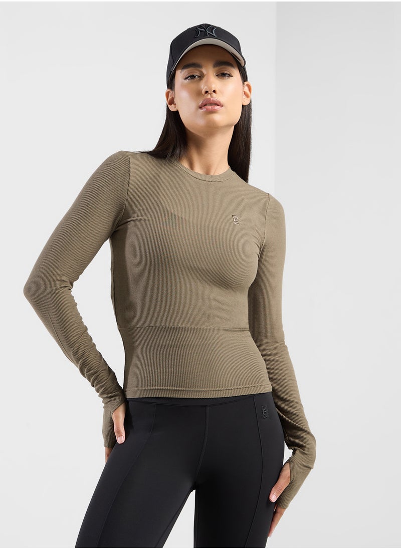 P.E Nation Free Play 2.0 Rib Tee  - Image 1