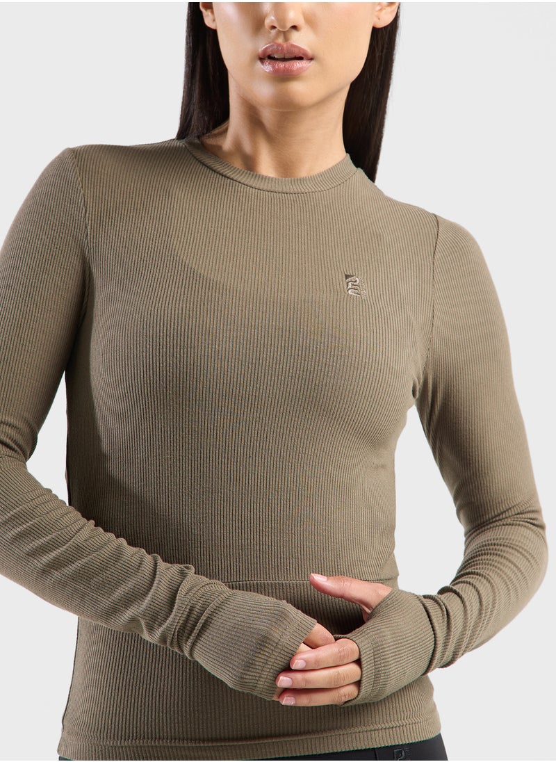 P.E Nation Free Play 2.0 Rib Tee  - Image 3