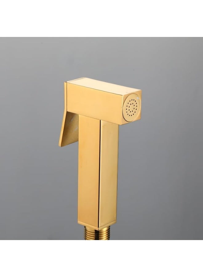 Handheld Bidet Sprayer for Toilet and Bathroom Hygiene, High Pressure Water Spray Attachment with Ergonomic Trigger Design for Personal Cleaning and Multipurpose Washing - Image 2