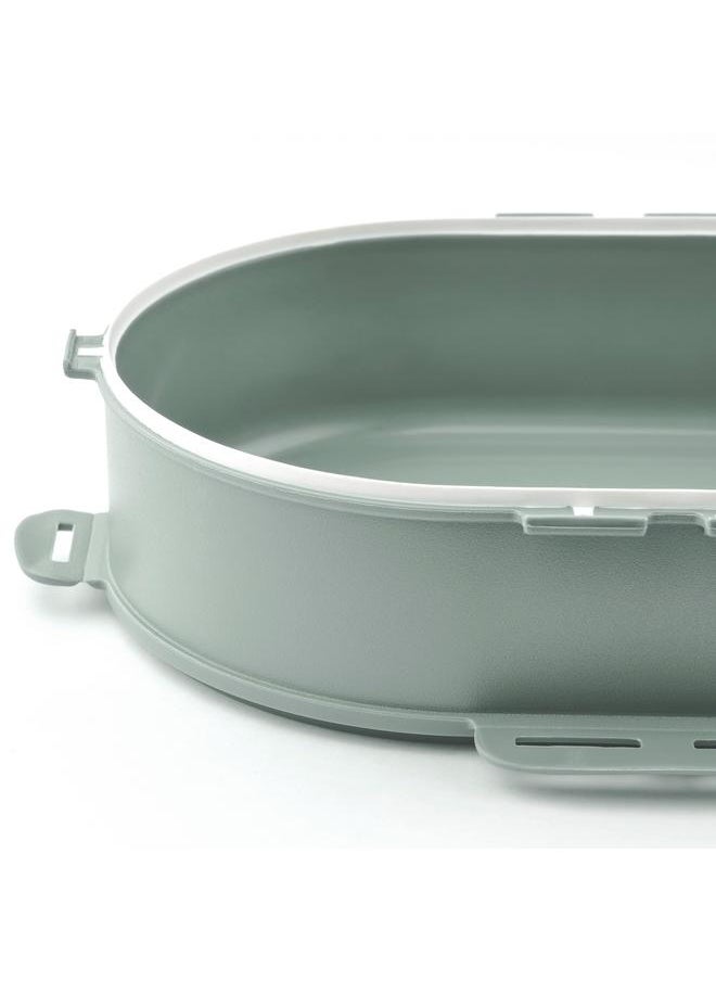 Generic Add-on unit f stackable lunch box, for dry food light grey-green, 0.3 l  - Image 2