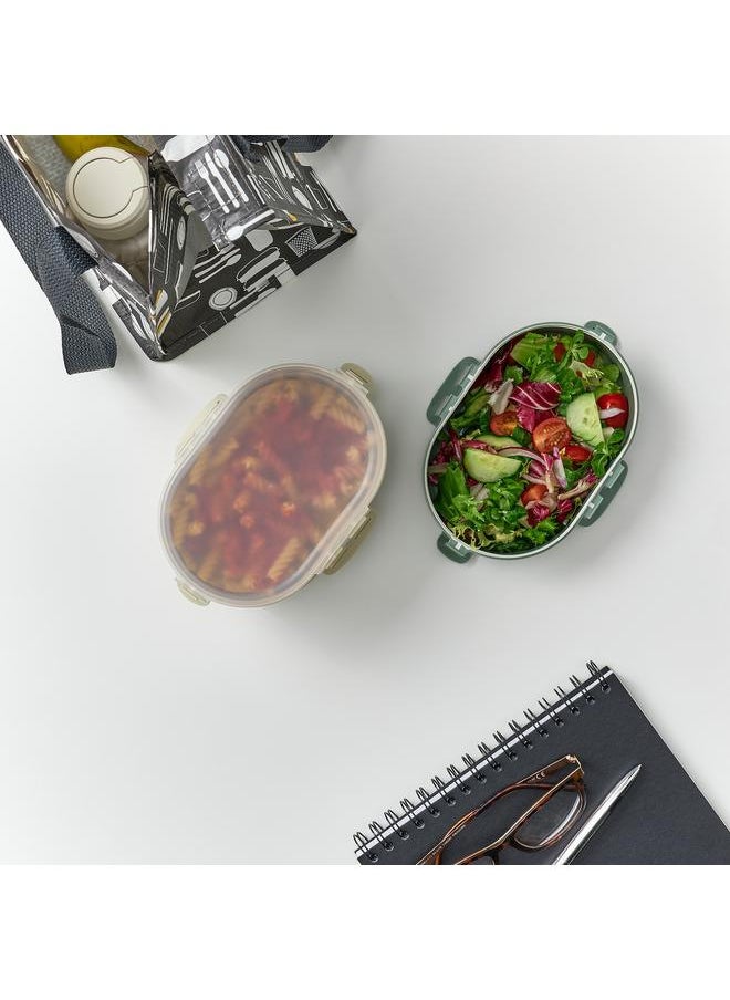 Generic Add-on unit f stackable lunch box, for dry food light grey-green, 0.3 l  - Image 4
