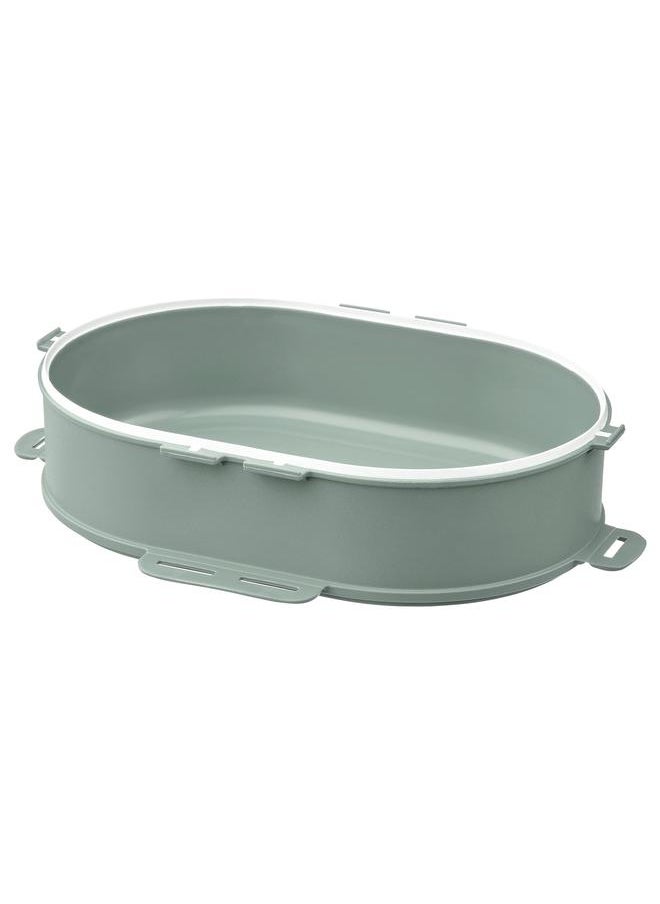 Generic Add-on unit f stackable lunch box, for dry food light grey-green, 0.3 l  - Image 1