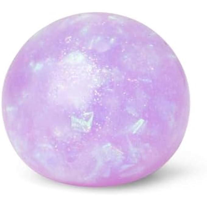 Tobar 38447 Sparkly Squish Ball, Assorted Designs and Colours,Small - Image 5