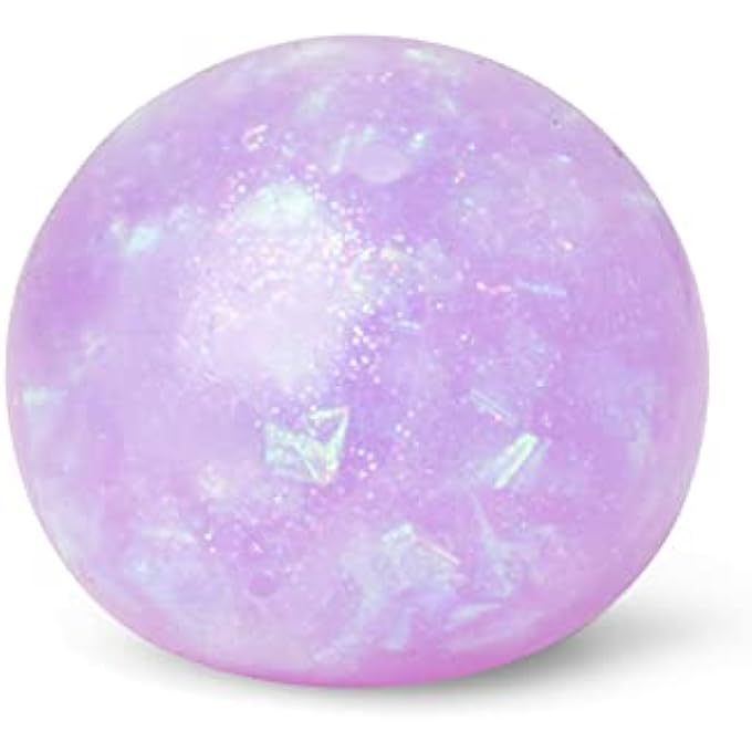 Tobar 38447 Sparkly Squish Ball, Assorted Designs and Colours,Small - Image 2