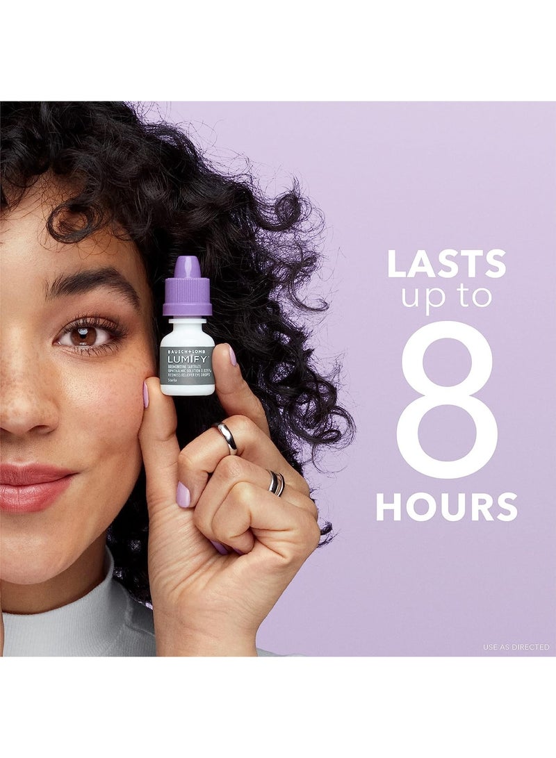 Lumify قطرات العين لتخفيف الاحمرار من لوميفي 2.5 مل، عبوة من 1 - محلول بريمونيدين طرطرات للعين 0.025% - قطرات عين سريعة المفعول للعيون الحمراء - قطرات معقمة للعناية بالعين للاستخدام اليومي | - Image 3