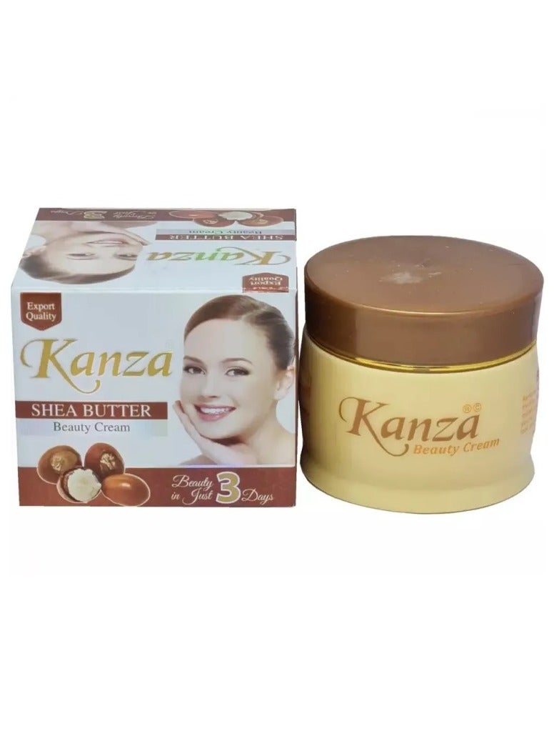 كنزه 3 قطع من كريم الجمال لتفتيح بزبدة الشيا 3X50 جرام - Image 2