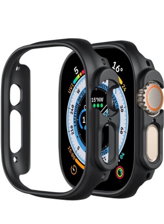 2 Pack Case Compatible with Apple Watch Ultra 49mm, Hard PC Bumper Case All-Around Edge Shockproof Protective Cover Frame 【NO Screen Protector】- Black - pzsku/ZC0C15AA0400A66544307Z/45/1747269038/e87246dc-359c-447b-b3be-fda774e7ec69