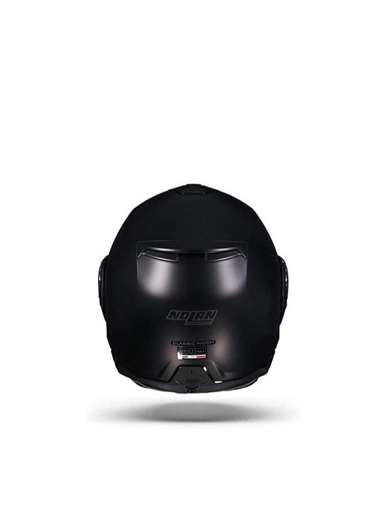 Nolan - Nolan Classic Flat Black Motorcycle Helmet Large(N100-5 [010]L) - Image 1